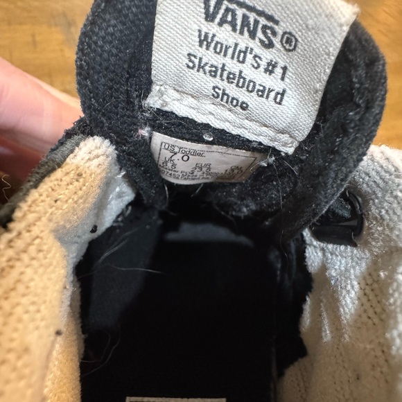 Vans Black and Gray Toddler Dinosaur High-Top Sneakers - Picture 5 of 8